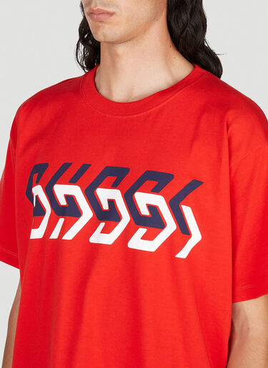 Gucci 미러 프린트 티셔츠 레드 guc0153059
