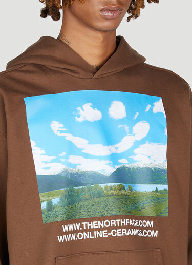 フード付きスウェットシャツ The North Face x Online Ceramics フード付きスウェットシャツ ブラウン tnf0152059