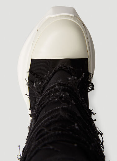 Rick Owens DRKSHDW Slashed Fogachine 靴子 黑色 drk0152017