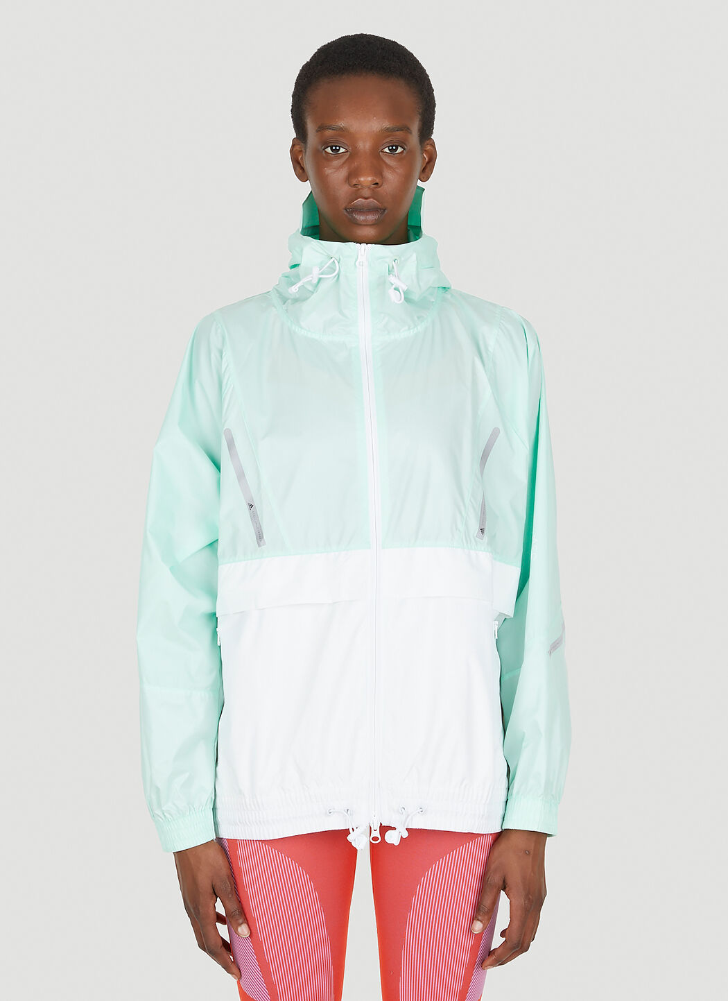 Adidas mint hot sale green windbreaker
