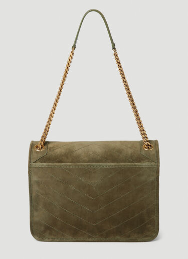 Saint Laurent Niki Medium Shoulder Bag Green sla0252053