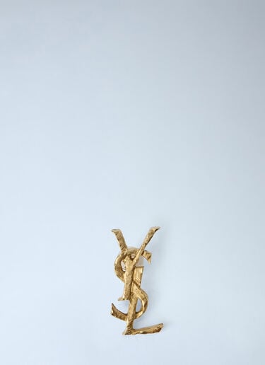 LN-CC® - Saint Laurent: Cassandre Single Earring - Gold Saint Laurent Cassandre Single Earring Gold sla0263114