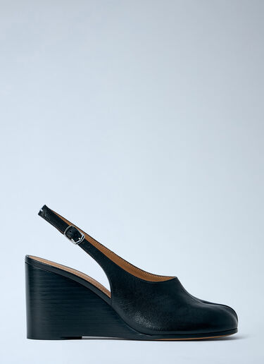 Maison Margiela Tabi Slingback Wedges Black mla0264015