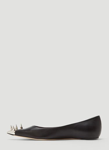 Punk Stud Ballerina Pumps Alexander McQueen Punk Stud Ballerina Pumps Black amq0243037