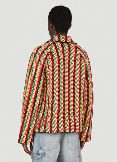 Lanvin Curb Chevron Knit Jacket Multicolour lnv0153001