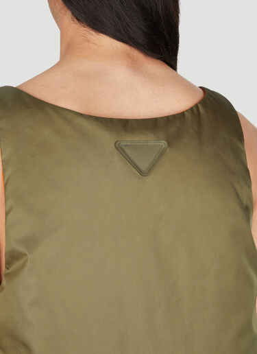 Prada Re Nylon Padded Gilet Green pra0154003