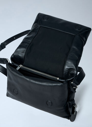 Leather Crossbody Bag Moncler + Jil Sander Leather Crossbody Bag Black mjl0262004