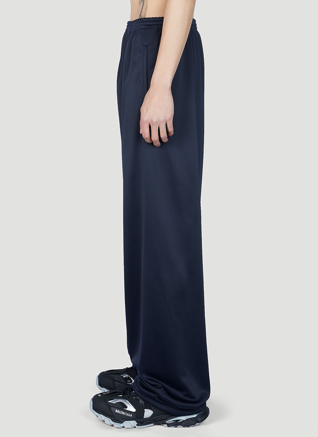 Balenciaga pants navy hot sale