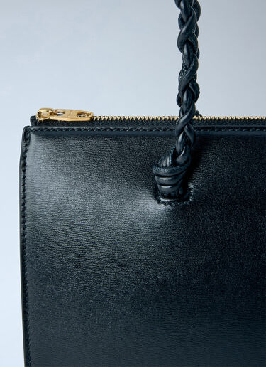 Jil Sander Tangle Tent Leather Shoulder Bag Black jil0265016