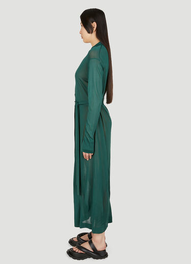 Studio Nicholson 束腰衬衫连衣裙 绿色 stn0249002