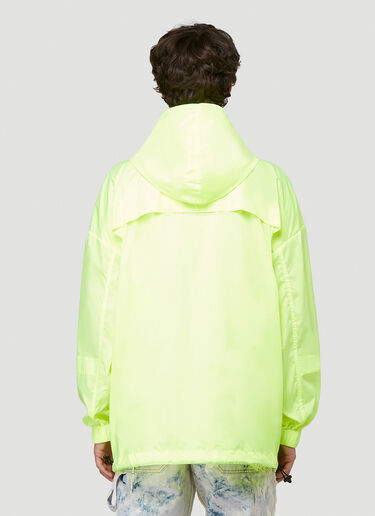 Off-White Hooded Windbreaker Jacket Yellow ofw0139023