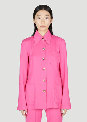 Marco Rambaldi Heart Button Overshirt Pink mra0252012