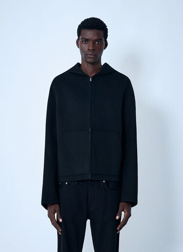 Wool-And-Cashmere-Blend Hooded Jacket Acne Studios Wool-And-Cashmere-Blend Hooded Jacket Black acn0162001