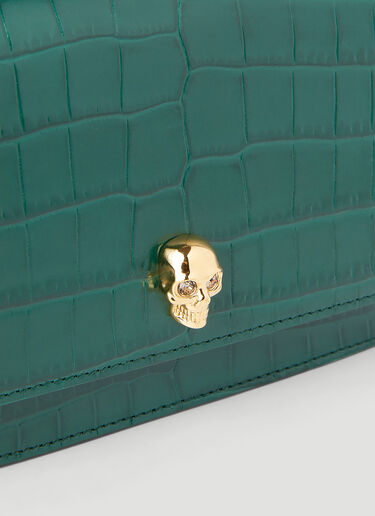 Alexander McQueen Skull Small Shoulder Bag Green amq0245043
