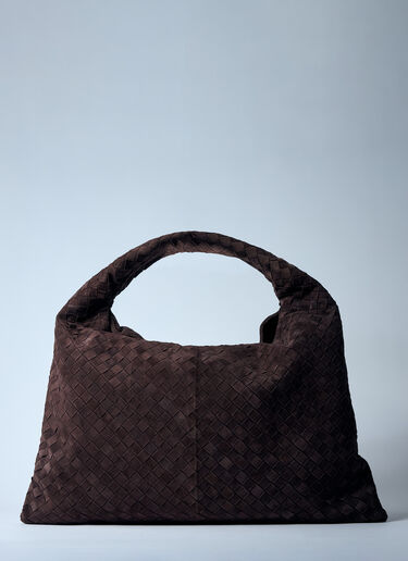 Large Hop Shoulder Bag Bottega Veneta Large Hop Shoulder Bag Brown bov0259028
