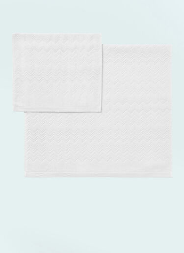 Missoni Set Of Two Chalk Towels White wps0691598