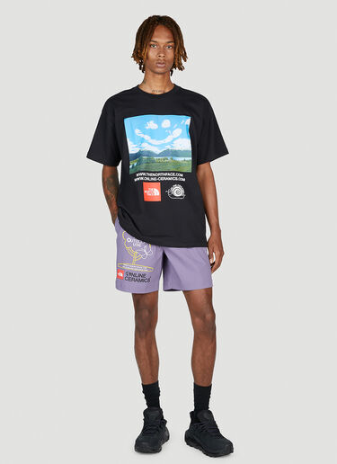 グラフィック ショーツ The North Face x Online Ceramics グラフィック ショーツ パープル tnf0152057