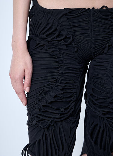 Sia Arnika Distressed Jersey Shorts Black sia0260009