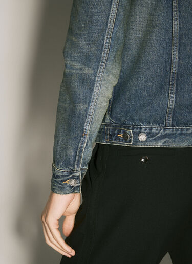 Saint Laurent Denim Jacket Blue sla0158002