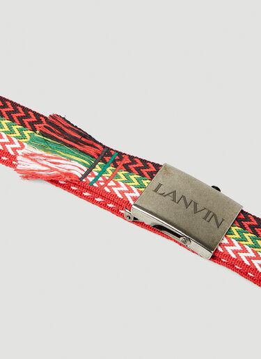 Lanvin Curb Belt Red lnv0147013