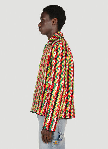 Curb Chevron Knit Jacket Lanvin Curb Chevron Knit Jacket Multicolour lnv0153001
