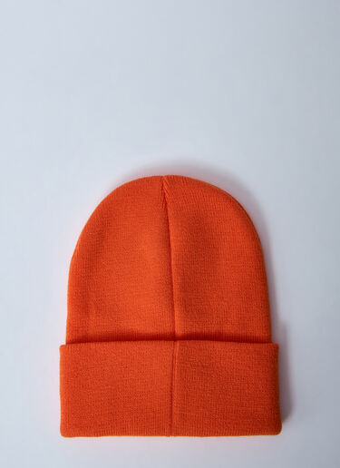 Stüssy Logo Motif Beanie Hat Orange sts0160021