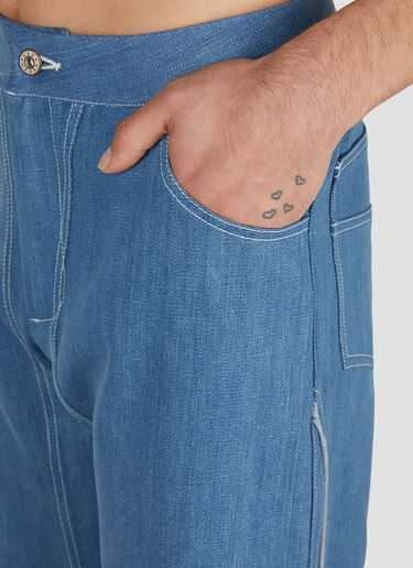 Mainline:RUS/Fr.CA/DE Contrast Piping Jeans Blue mai0352001