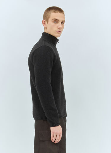 C.P. Company Soft Knit Cardigan Black pco0158003