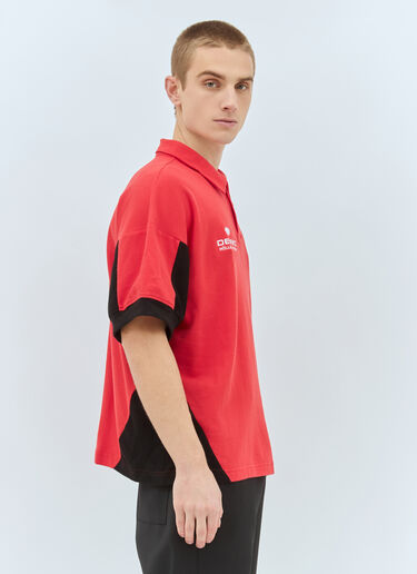 DEMMO Emb ポロシャツ レッド dem0159004