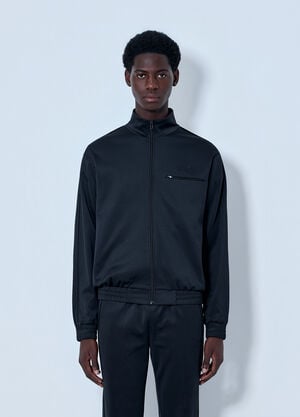 MM6 Maison Margiela Zip-Front Jacket Black mmm0164003