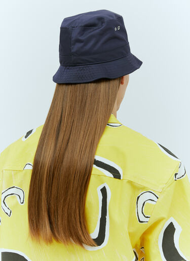 Jacquemus 르 밥 오발리 버킷 햇 네이비 jac0156021