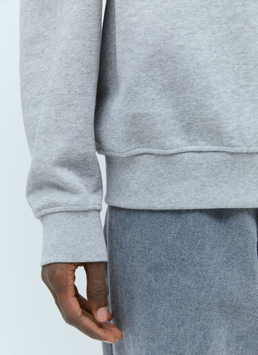 x JWA Logo Embroidery Sweatshirt A.P.C. x JWA Logo Embroidery Sweatshirt Grey apc0154007