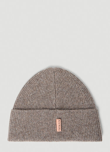 Acne Studios 니트 비니 햇 베이지 acn0152039