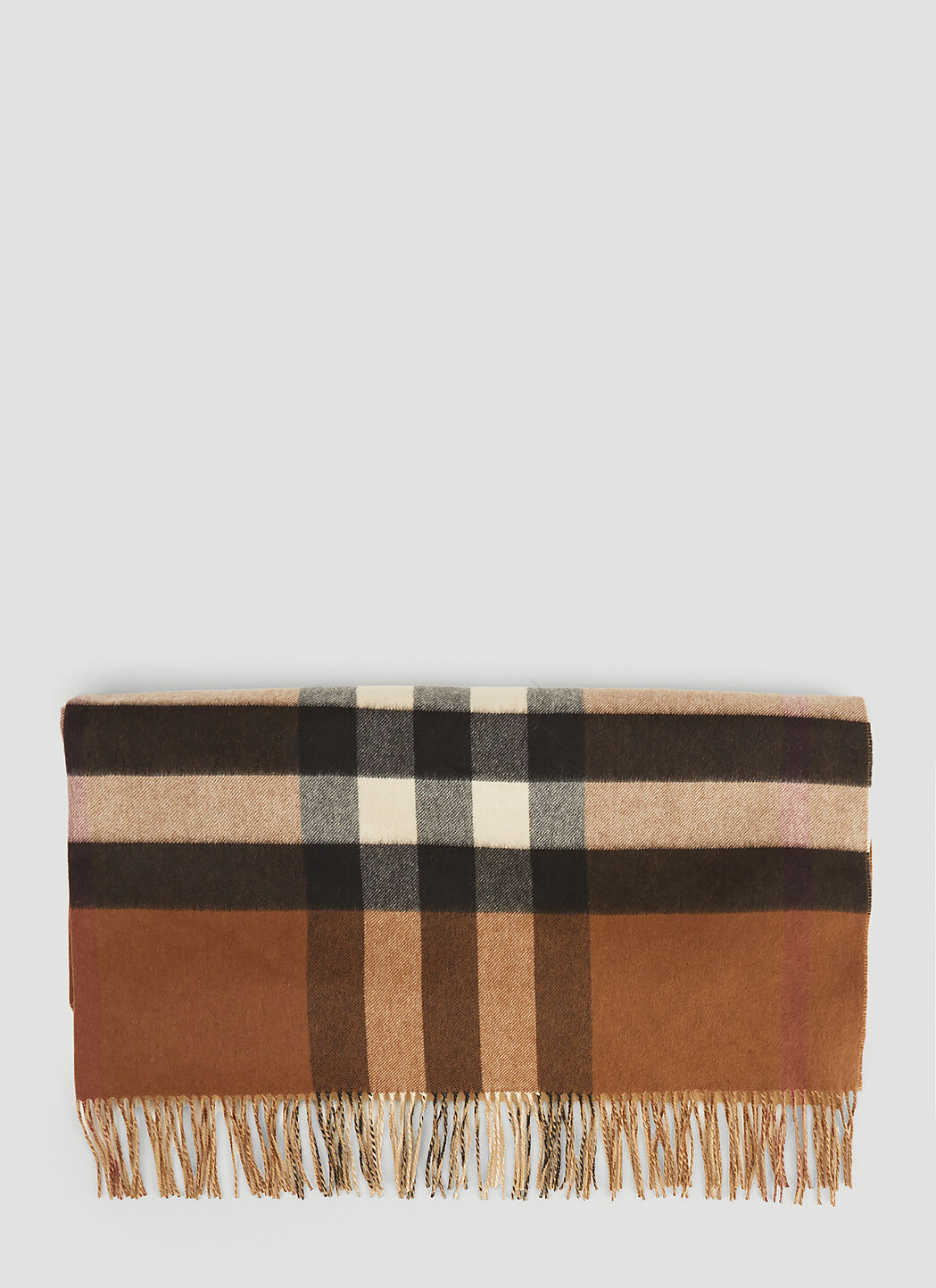 Burberry half top mega fringe scarf