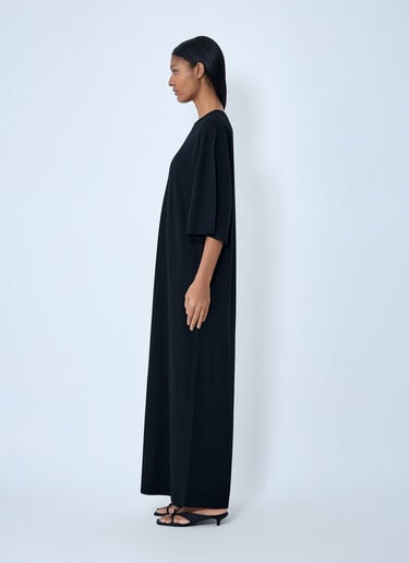 TOTEME Knit Tee Dress Black tot0263029