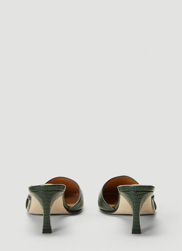 Reike Nen Cut-Out Heeled Mules Green rkn0241004