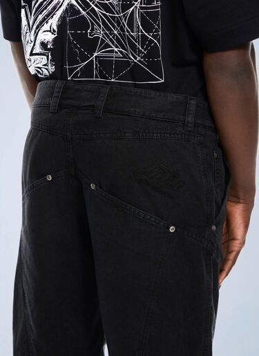 LN-CC® - Off-White: Owr Gd Cot Multipkt Relax Pant - Black Off-White Owr Gd Cot Multipkt Relax Pant Black ofw0164190