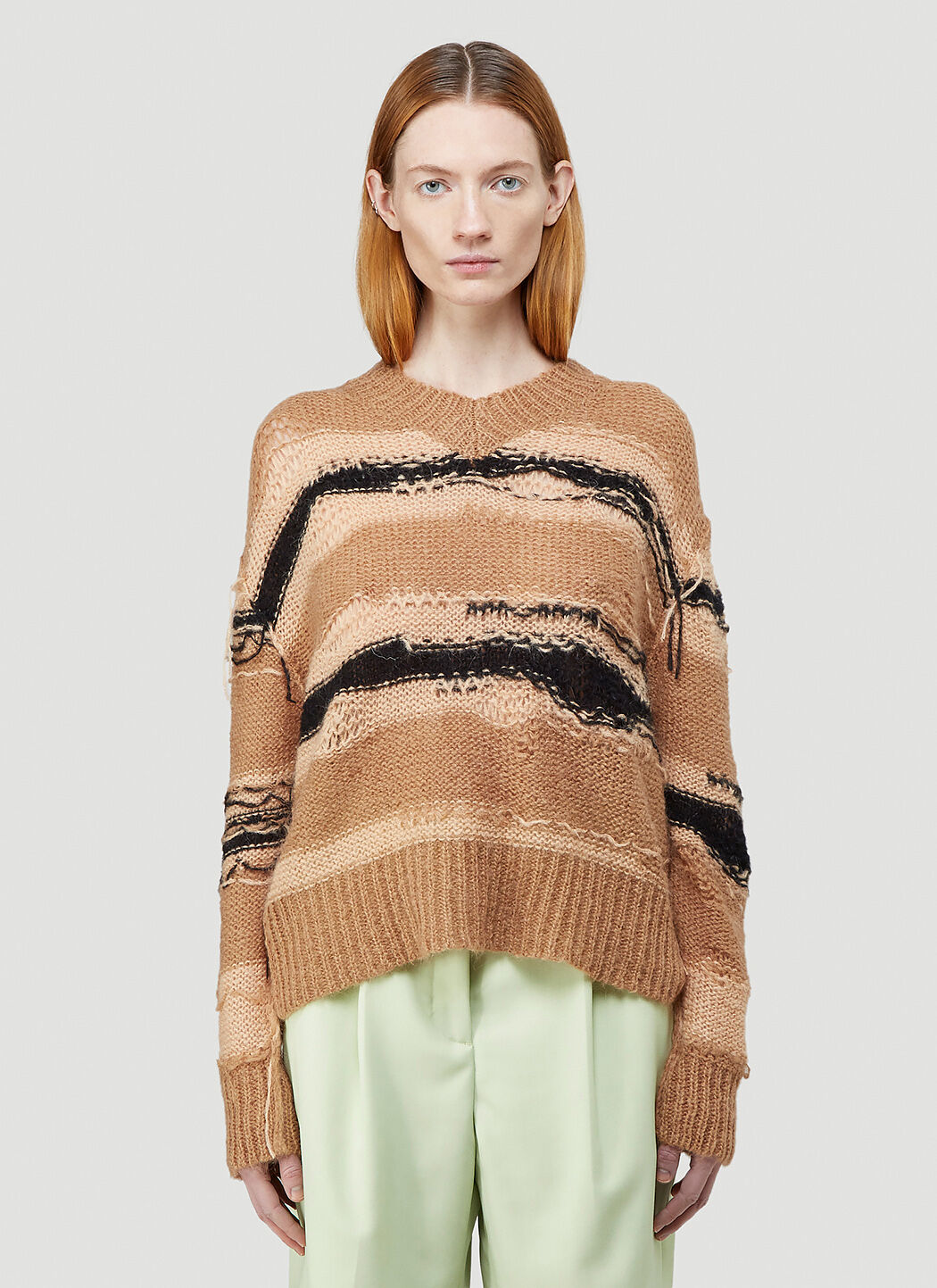 Acne striped on sale sweater