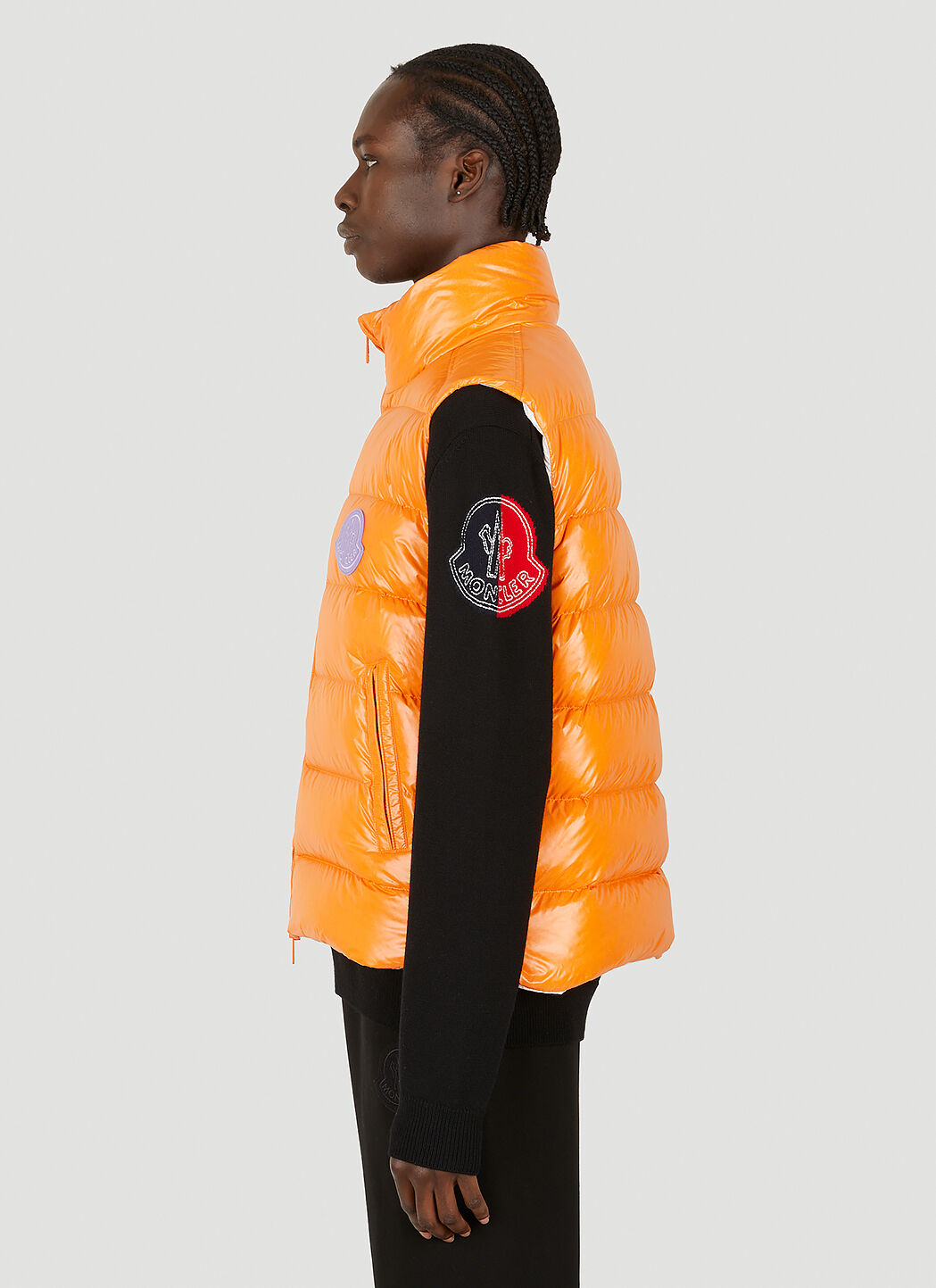Moncler jacket mens 2025 orange