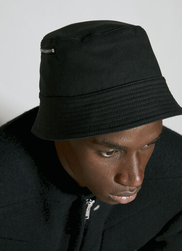Denim Bucket Hat Rick Owens DRKSHDW Denim Bucket Hat Black drk0154020