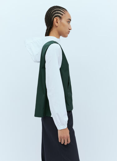 Thom Browne Half-Zip Shell Sweatshirt Green thb0254007