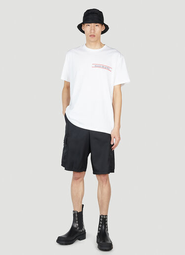Alexander McQueen Logo Tape T-Shirt White amq0151035
