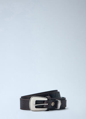 Lemaire Minimal Western Belt Dark Brown lem0166028