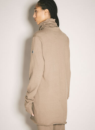 Moncler x Rick Owens Surf Long-Sleeve T-Shirt Beige mcs0358015