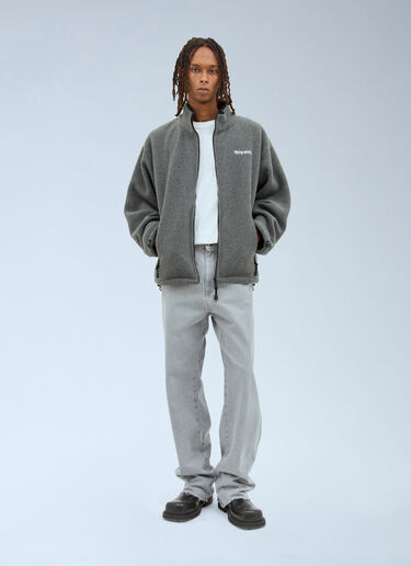 LN-CC® - Miu Miu: Fleece Sweatshirt - Grey Miu Miu Fleece Sweatshirt Grey miu0158003