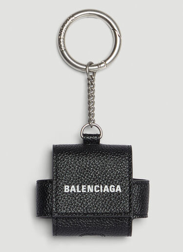 Balenciaga Cash AirPods Pro Case Keyring Black bal0145058