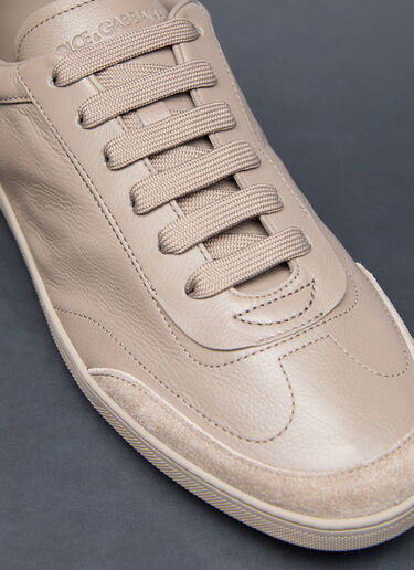 Dolce & Gabbana Saint Tropez 皮革运动鞋 米色 dol0156013