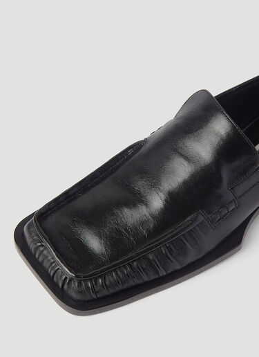 Jil Sander Square Loafers Black jil0245057