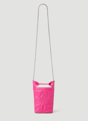 Alexander McQueen ボウポーチショルダーバッグ ピンク amq0251014