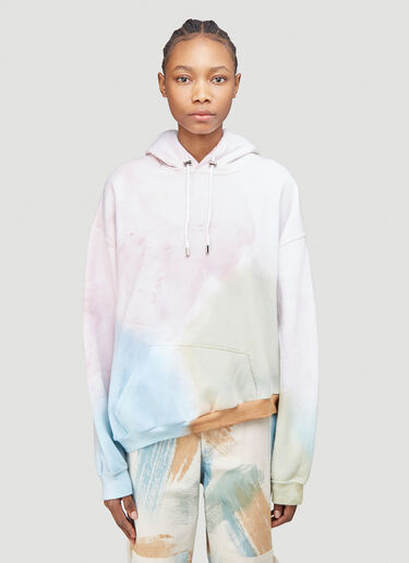 Collina Strada Watercolour Hooded Sweatshirt Pink cst0239011